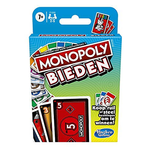 Monopoly Bühnen-Kartenspiel, Schnellspiel-Kartenspiel für 4 Spieler, Spiel für Familien und Kinder ab 7 Jahren von Hasbro Gaming
