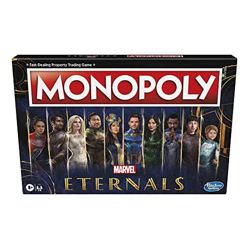 Monopoly: Marvel Studios' Eternals Edition Board Game for Marvel Fans, Kids Ages 8 and Up von Monopoly