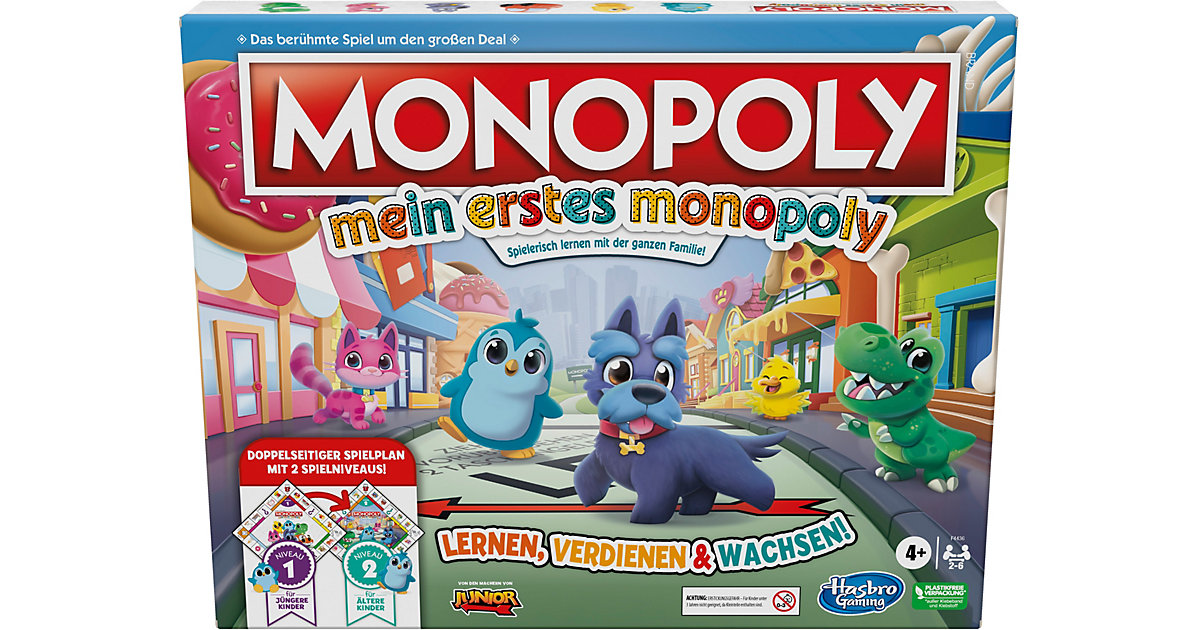 Hasbro Monopoly E1553100 Deutschland Familienspiel Brettspiel Kinder/Erwachsene 