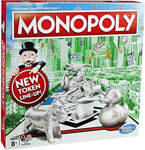 Monopoly Original Brettspiel Klassisches traditionelles Spielbrett neu und versiegelt von Hasbro
