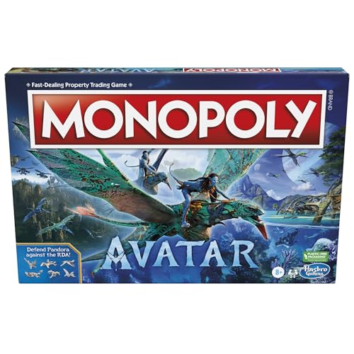 Monopoly: Avatar Edition Brettspiel ab 8 Jahren, Familienspiele für 2 bis 6 Spieler, Kinderspiele Monopoly: Avatar Edition Brettspiel ab 8 Jahren, Familienspiele für 2 bis 6 Spieler, Kinderspiele von Hasbro