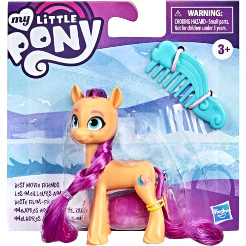 My Little Pony Best Movie Friends - bewegliche bewegliche Figuren mit Zubehör - Sunny Starscout von Hasbro
