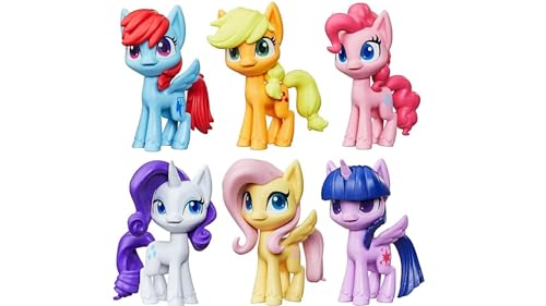 My Little Pony Komplette Sammlung von 6 Figuren. Twilight Sparkle, Rarity, Princess Cadance, Gusty, Fizzleshake und Sunset Shimmer, Mehrfarbig von My Little Pony