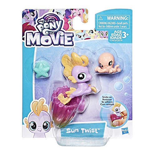 My Little Pony: Der Film – Baby Seepony – Sun Twist – Spielfigur 3 cm + Accessoire von Hasbro