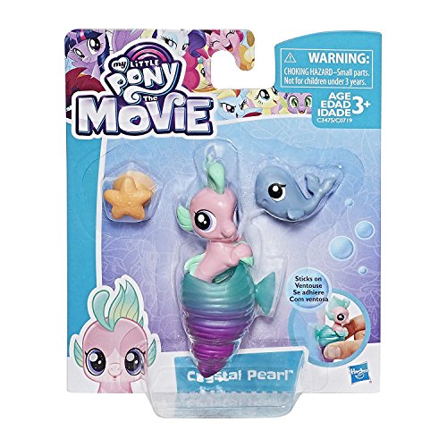 My Little Pony: Der Film – Baby Seepony – Crystal Pearl – Spielfigur 3 cm + Accessoire von Hasbro