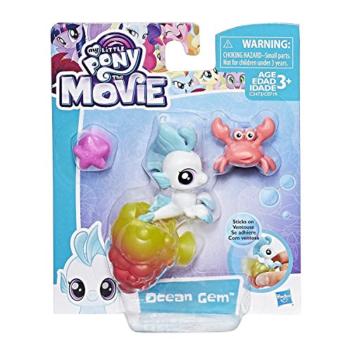 My Little Pony: Der Film – Baby Seepony – Ocean Gem – Spielfigur 3 cm + Accessoire von Hasbro