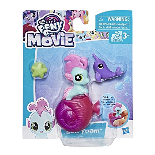 My Little Pony: Der Film – Baby Seepony – Sea Foam – Spielfigur 3 cm + Accessoire von Hasbro