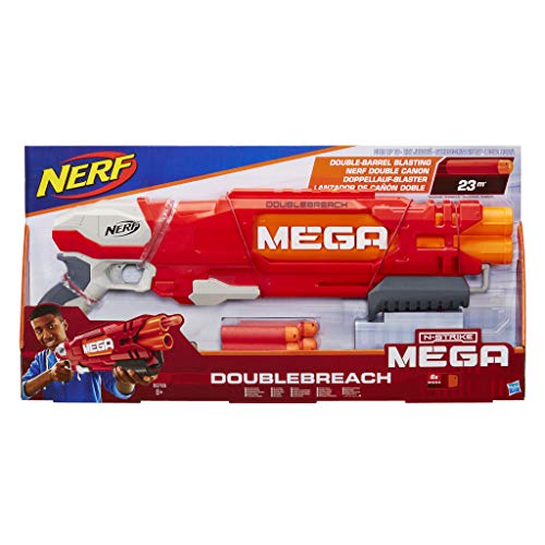 Hasbro B9789EU5 MEGA Doublebreach, Spielzeugblaster von NERF