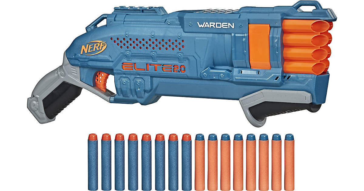 Nerf Elite 2.0 Warden DB-8 blau/orange von Hasbro