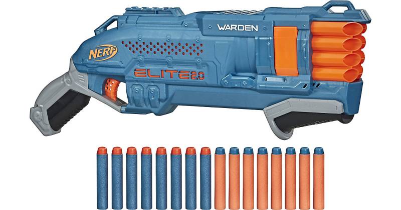 Nerf Elite 2.0 Warden DB-8 blau/orange von Hasbro