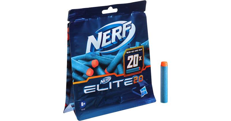 Nerf Elite 2.0 20er Dart Nachfüllpackung – enthält 20 Nerf Darts Nerf Elite 2.0 Blaster, kompatibel mit allen Nerf Elite Blastern bunt  Kinder von Hasbro