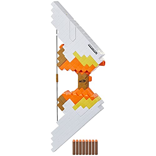 Nerf Minecraft Sabrewing motorisierter Bogen, mit 8 Nerf Darts und Bogen zum Nachladen, Nervenkitzel beim Spielen drinnen und draußen, benötigt Batterien, für Kinder ab 8 Jahren von NERF