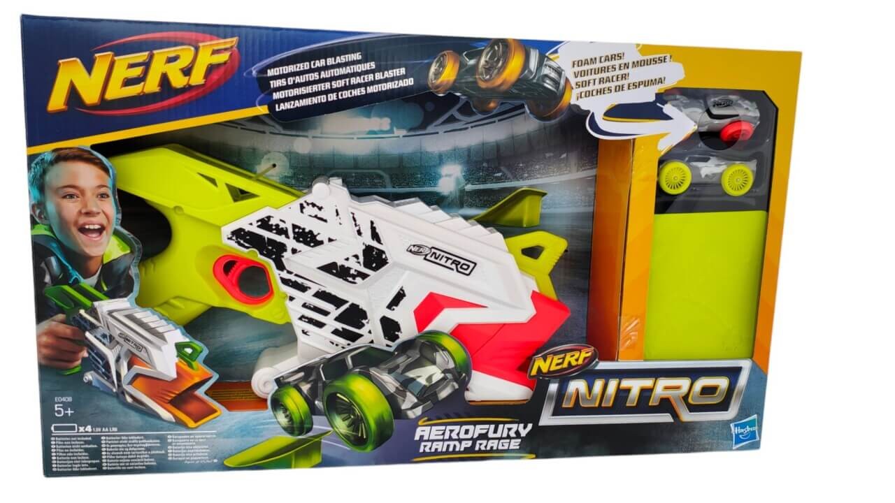 Nerf Nitro AeroFury Ramp Rage Set: Hochgeschwindigkeits-Abenteuer für kleine Stuntfahrer! Nerf Nitro AeroFury Ramp Rage Set: Hochgeschwindigkeits-Abenteuer für kleine Stuntfahrer! von Hasbro