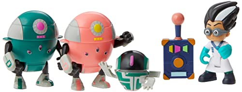 PJ Masks Romeo Robot Mission Actionfiguren-Set Vorschulspielzeug mit 4 Actionfiguren und Zubehör für Kinder ab 3 Jahren von Hasbro