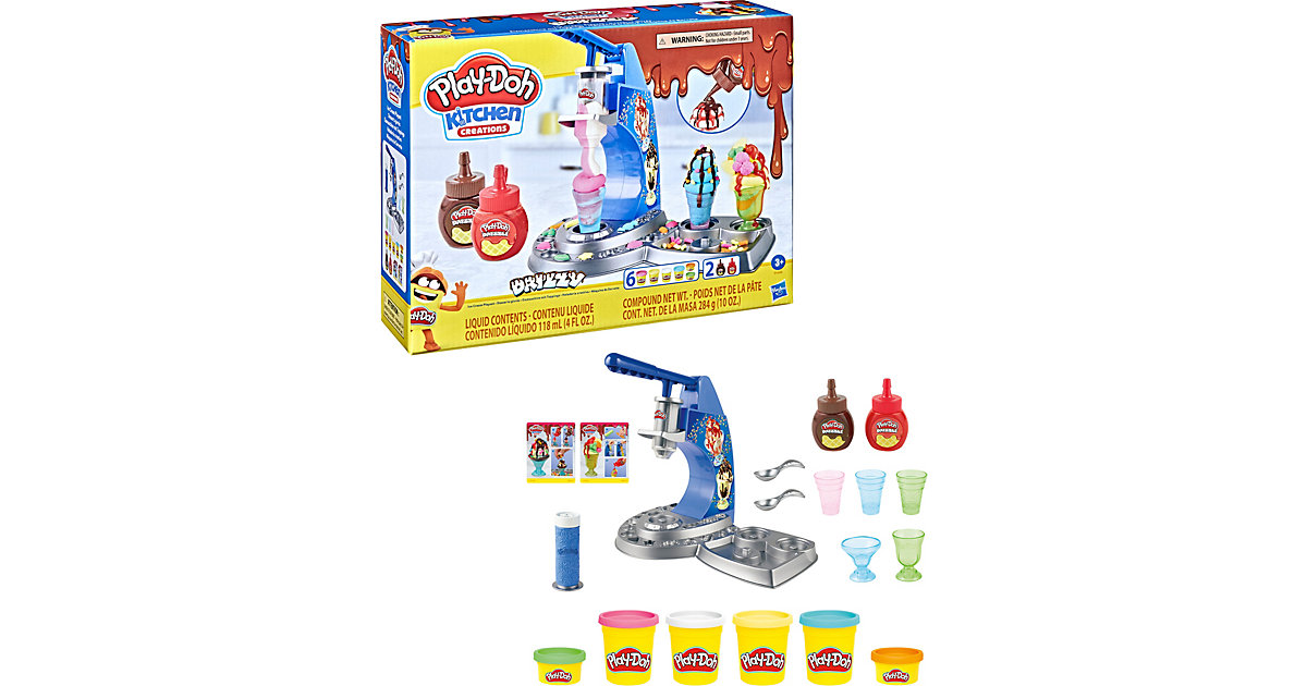 Play-Doh Drizzy Eismaschine mit Toppings von Hasbro
