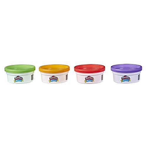 Play-Doh Elastix Spielknete 4er-Pack für Kinder ab 2 Jahren, kräftige Farben von Hasbro