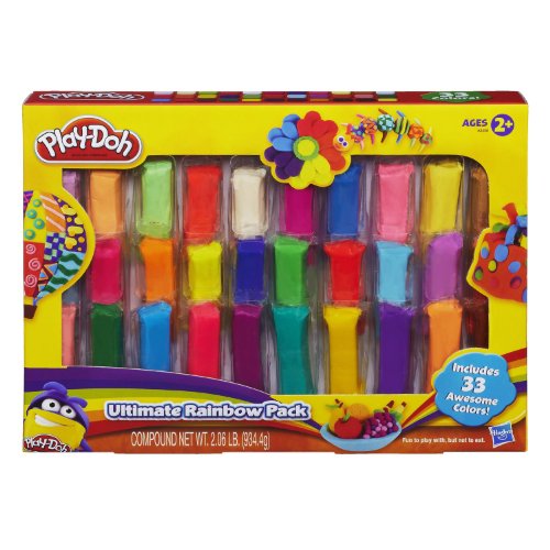Play-Doh Spielzeug - Ultimate Rainbow 33 Farben Compound Playset Pack von Play-Doh