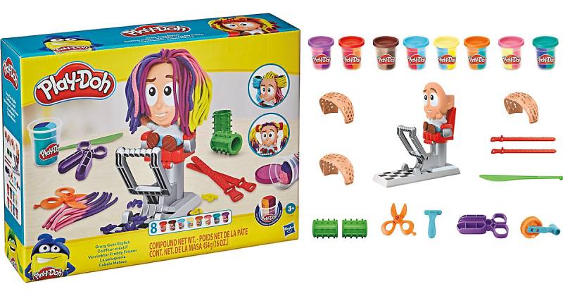 Play-Doh Verrückter Freddy Friseur bunt von Hasbro