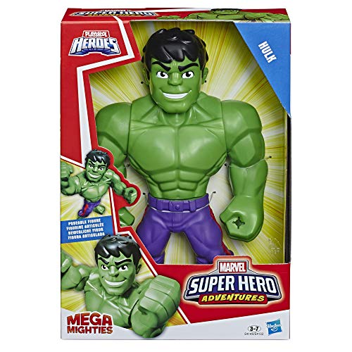 Playskool E4149ES0 Heroes Marvel Super Hero Adventures Mega Mighties Hulk, 25 cm große Actionfigur von Super Hero Adventures