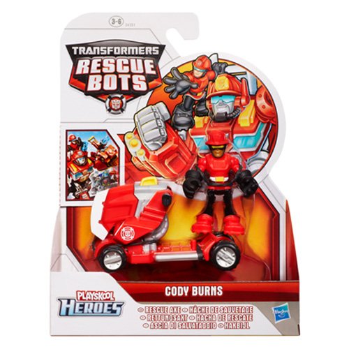 Playskool Heroes Transformers Rescue Bots Set Cody Burns and Rescue Axe von Playskool
