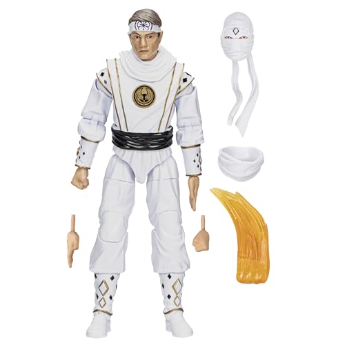 Hasbro Power Rangers x Cobra Kai Ligtning Collection Figur Morphed Daniel LaRusso White Crane Ranger 15 cm von Hasbro