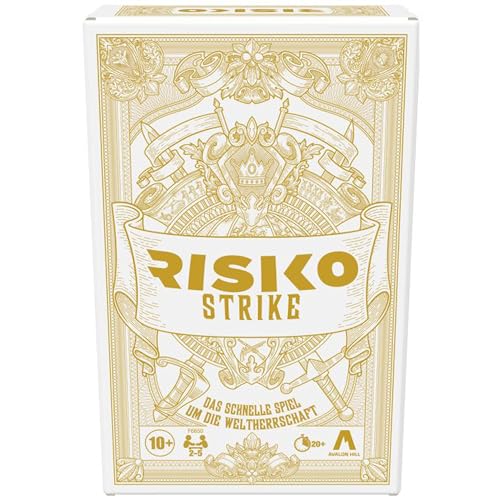 Hasbro Gaming Risiko Strike Karten- und Würfelspiel, strategisches Kartenspiel für 2 − 5 Spieler, 20 Min., Familienspiel, Partyspiel von Hasbro Gaming