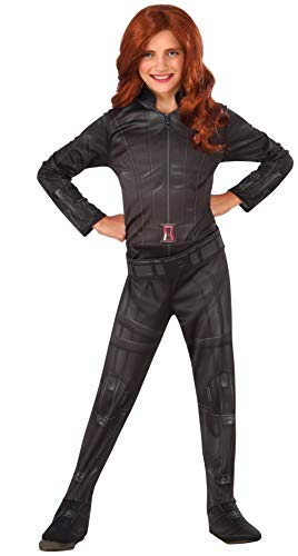 Rubie's - Black Widow Captain America Marvel Kostüm für Kinder, schwarz, S, 620767 Rubie's - Black Widow Captain America Marvel Kostüm für Kinder, schwarz, S, 620767 von Rubie's