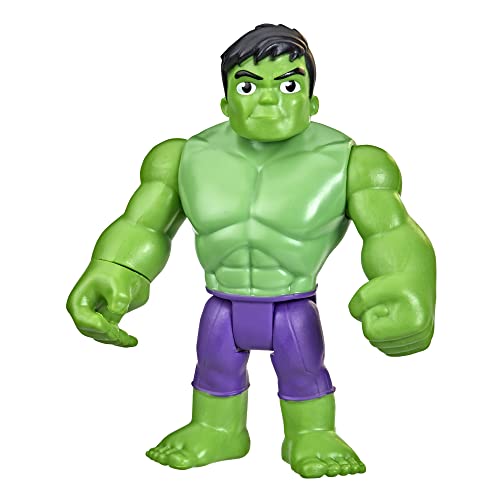 Marvel Spidey and His Amazing Friends Hulk Figur, 10 cm große Action-Figur für Kinder ab 3 Jahren von Spidey and his Amazing Friends