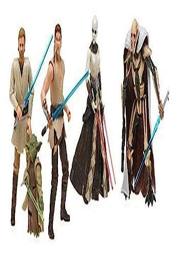 Star Wars, Battle Pack Jedi vs. Sith, mit 5 Figuren: ANAKIN, ASAJJ, GRIEVOUS, OBI-WAN und YODA von Hasbro