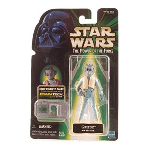 Star Wars Action Figur 84201 - Greedo mit Blaster (INKL. CommTech Chip) von Hasbro