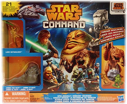 Star Wars Command Epic Assault Figures & Vehicles Playset: Rancor Revenge with Jabba the Hutt by Hasbro von Hasbro