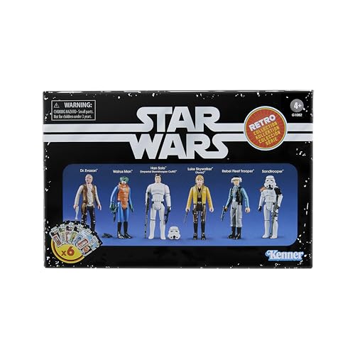 Star Wars Retro-Kollektion Star Wars: Eine Neue Hoffnung Multipack, Action-Figuren 6er-Pack, 9,5 cm von Hasbro Star Wars