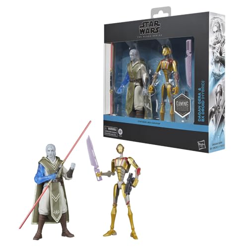 Star Wars The Black Series Dagan Gera & BX Droide (Hybrid), Star Wars Jedi: Survivor Action-Figuren (15 cm) 2er-Pack von Hasbro