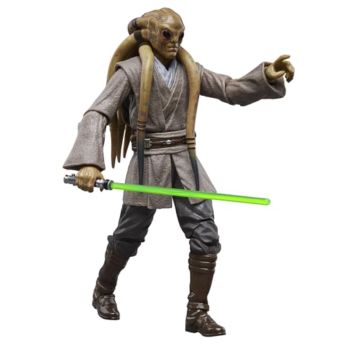 Star Wars The Black Series Kit Fisto, Star Wars: Die Rache der Sith 20-jähriges Jubiläum Action-Figur zum Sammeln (15 cm) von Star Wars