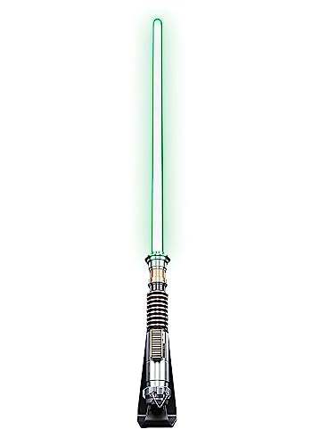 Hasbro Star Wars Wars The Black Series Luke Skywalker Force FX Elite Electronic Lightsaber with Advanced LED and Sound Effects, F6906, Multicolor von Star Wars