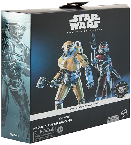 Star Wars The Black Series NED-B & Purge Trooper, Action-Figuren (15 cm) Carbon-Optik 2er-Pack von Star Wars