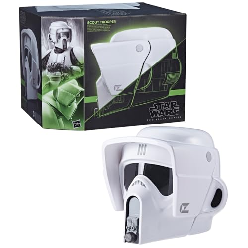 Star Wars The Black Series Scout Trooper elektronischer Helm Rückkehr der Jedi-Ritter, für Erwachsene von Star Wars