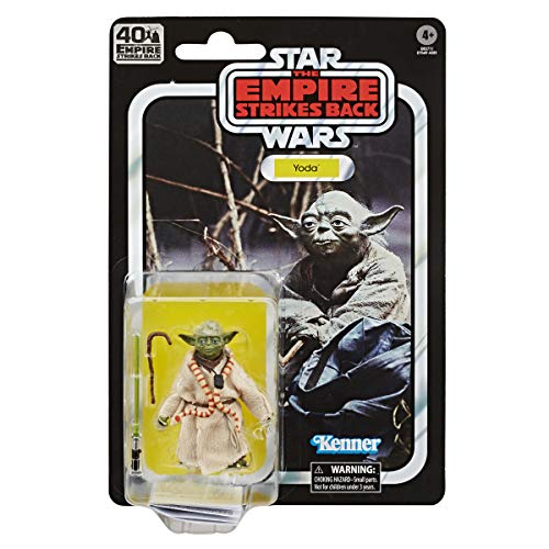 Star Wars The Black Series Yoda 15 cm große Imperium schlägt zurück 40-jähriges Jubiläum Figur zum Sammeln, Kids ab 4 Jahren von Hasbro