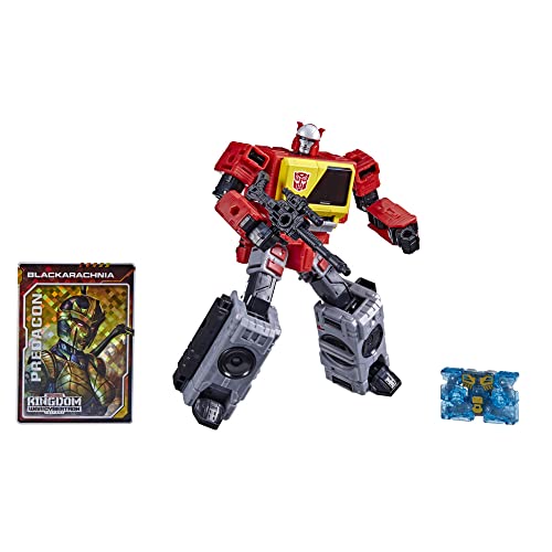 Transformers Toys Generations War for Cybertron: Kingdom Voyager WFC-K44 Autobot Blaster & Eject - 8 and Up, 18 cm F5680 Mehrfarbig von Transformers