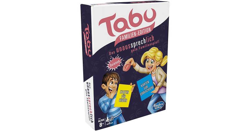 Tabu Familien-Edition, Brettspiel ab 8 Jahren von Hasbro
