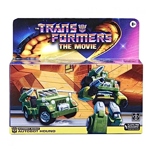 Hasbro - Transformers Toys Retro The Transformers: The Movie G1 Autobot Hound Spielzeug, 14 cm, Actionfigur für Jungen und Mädchen ab 8 Jahren von Hasbro