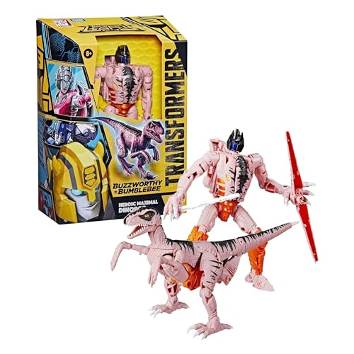 Transformers Generations Legacy Buzzworthy Bumblebee Figur Heroic Maximal Dinobot 18 cm von Hasbro