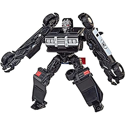 Transformers Rise of The Beasts Barricade Actionfigur, 7,6 cm, Polizeiauto zum Roboter, Schwarz Transformers Rise of The Beasts Barricade Actionfigur, 7,6 cm, Polizeiauto zum Roboter, Schwarz von Hasbro