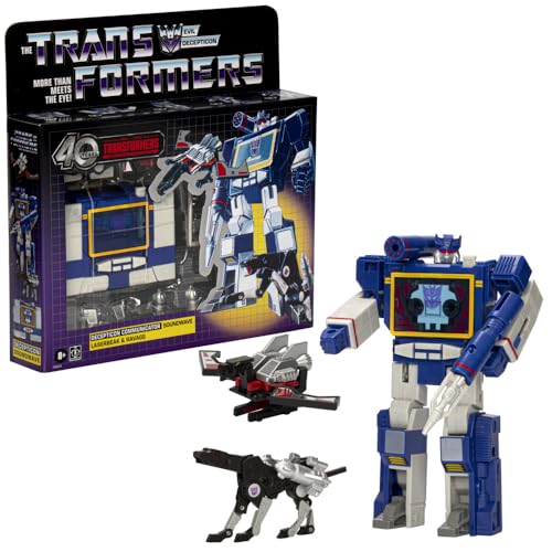 Transformers Spielzeug Retro 40. Jubiläum Soundwave, Laserbeak & Ravage Action-Figuren, Schwarz, Lila, Grau, Rot, Gelb Transformers Spielzeug Retro 40. Jubiläum Soundwave, Laserbeak & Ravage Action-Figuren, Schwarz, Lila, Grau, Rot, Gelb von Hasbro