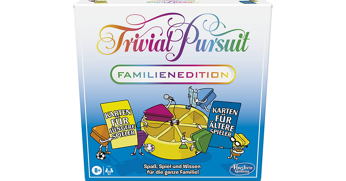 Trivial Pursuit Familien-Edition, Brettspiel ab 8 Jahren von Hasbro