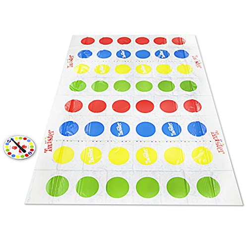 Hasbro Gaming Twister Ultimate mit größerer Matte und mehr Farbfeldern, Spiel für Familien und Kinder ab 6 Jahren, kompatibel mit Alexa (eksklusiv nur bei Amazon) von Hasbro Gaming