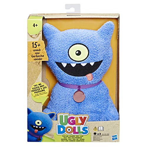 Ugly Dolls - Elektronische Pipelette Ugly Dog - 28 cm - Französische Version von Hasbro