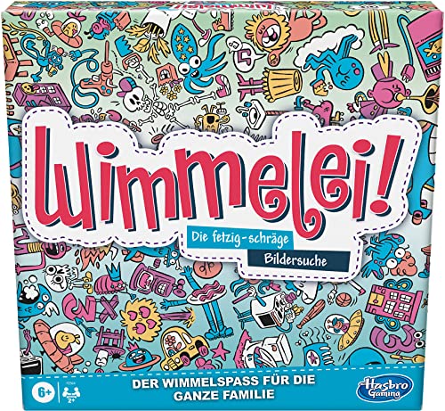 Wimmelei! Spiel, Bilderspiel, lustiges Familienspiel ab 6 Jahren, lustiges Brettspiel von Hasbro