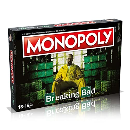 Hasbro Winning Moves — Breaking Bad, Monopoly, Brettspiel, italienische Ausgabe | Ab 18 Jahren, Spielsteine zum Sammeln, Sprache — Italienisch Hasbro Winning Moves — Breaking Bad, Monopoly, Brettspiel, italienische Ausgabe | Ab 18 Jahren, Spielsteine zum Sammeln, Sprache — Italienisch von Monopoly
