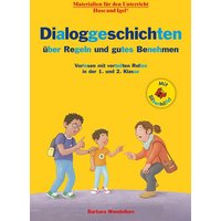 Dialoggeschichten über Regeln und gutes Benehmen / Silbenhilfe von Hase und Igel Verlag